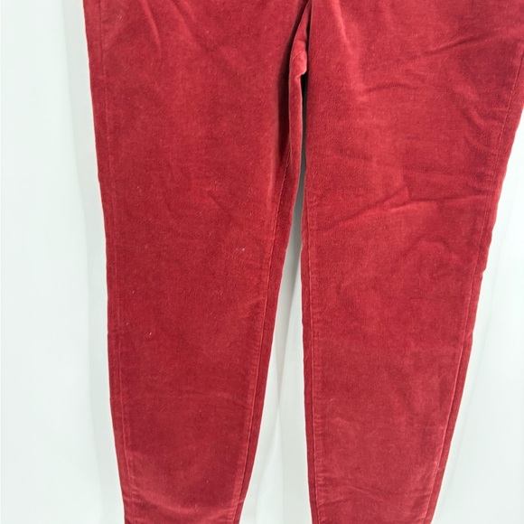 Soft Surroundings Burgundy Corduroy High Rise Skinny Pants size 12P petite - Picture 5 of 14